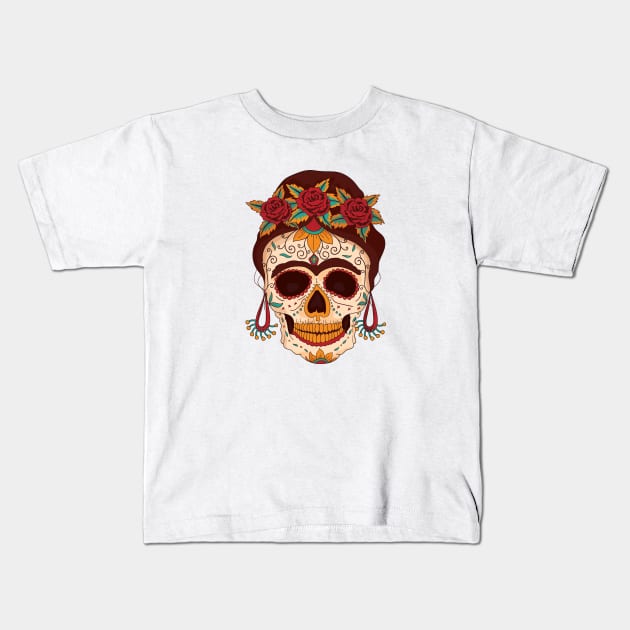 Day of the Dead Kids T-Shirt by LR_Collections